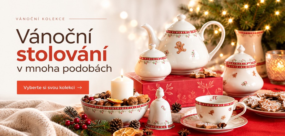 Vánoční český porcelán