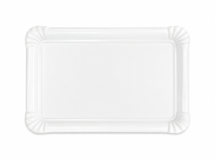 porcelánový tácek, bílý, 24x 16,5 cm, Český porcelán