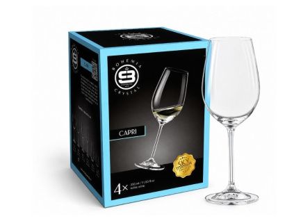 Sklenice na víno, 350 ml, Capri, Bohemia Skyberg .