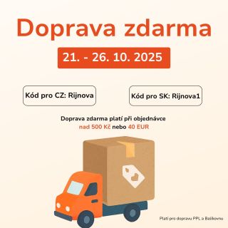 🚚 DOPRAVA ZDARMA 💨 Porcelán, který potěší – a doprava jde tentokrát na nás! 🛍️ nad 500 Kč – kód RIJNOVA 🇸🇰 nad 40 € – kód...