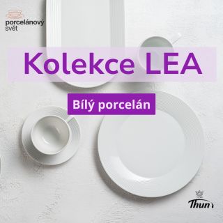 5 důvodů, proč si vybrat kolekci Lea od Thunu? ✔️moderní český porcelán ✔️mělký talíř s průměrem 27 cm ✔️na bílé...